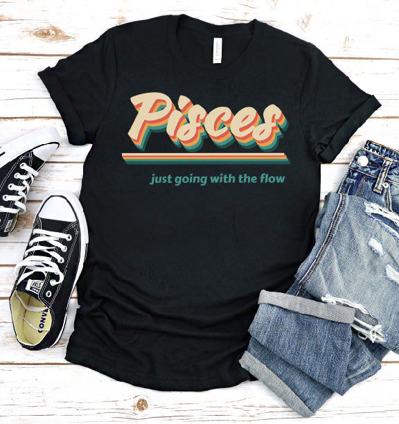 Pisces - Just going with the Flow T-Shirt