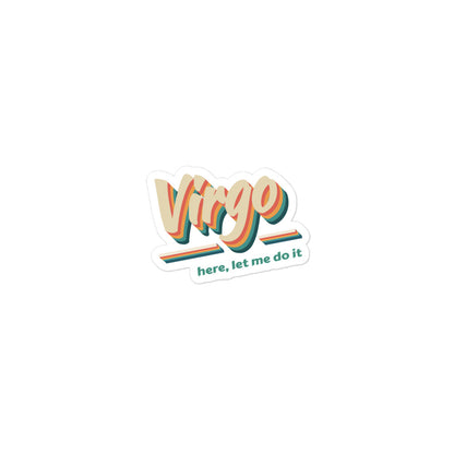 Virgo - Here Let Me Do It Sticker