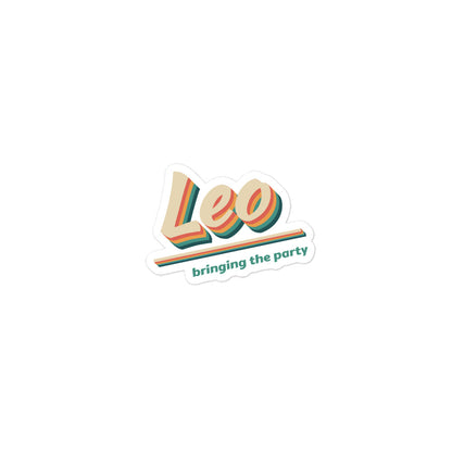 Leo - Bringing The Party Sticker