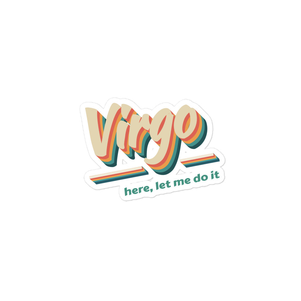 Virgo - Here Let Me Do It Sticker