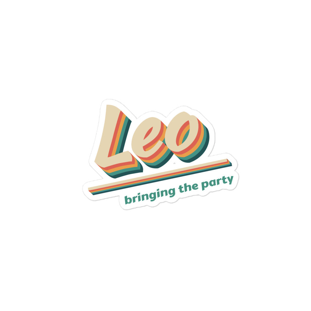 Leo - Bringing The Party Sticker