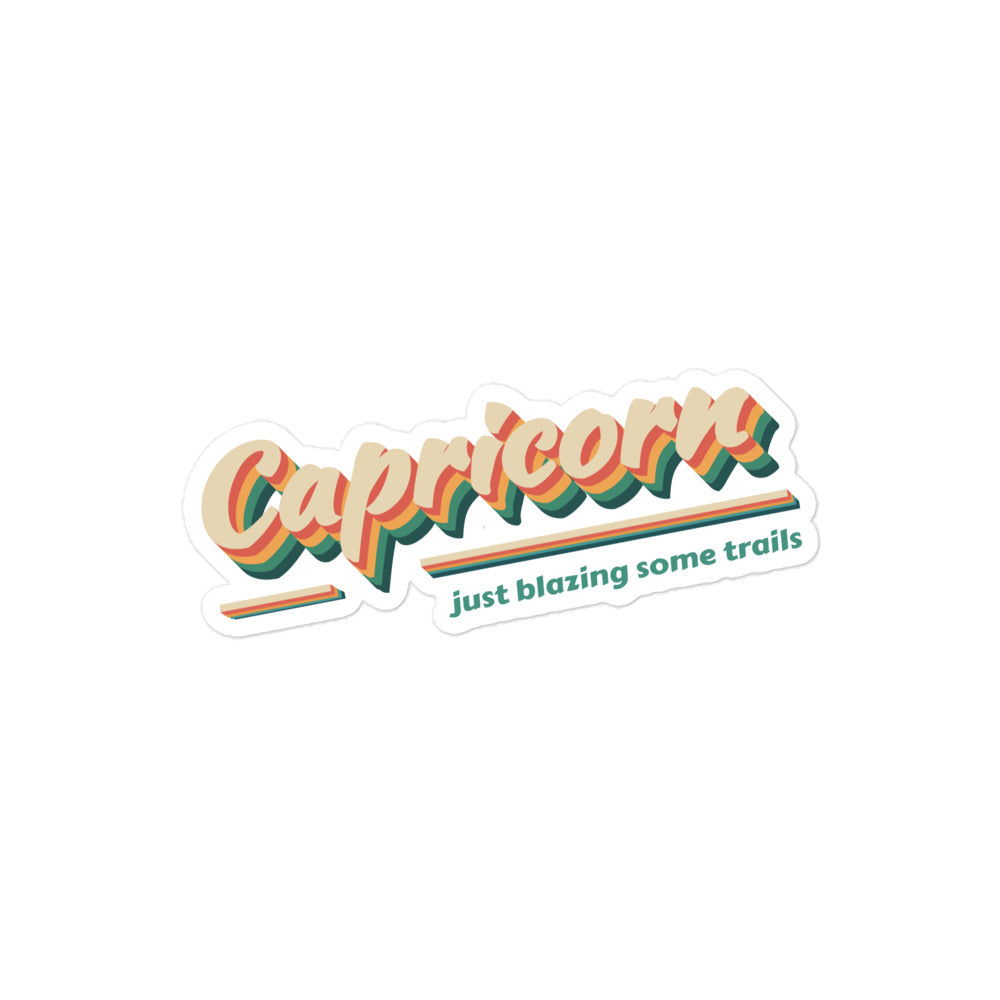 Capricorn - Just Blazing Some Trails Sticker