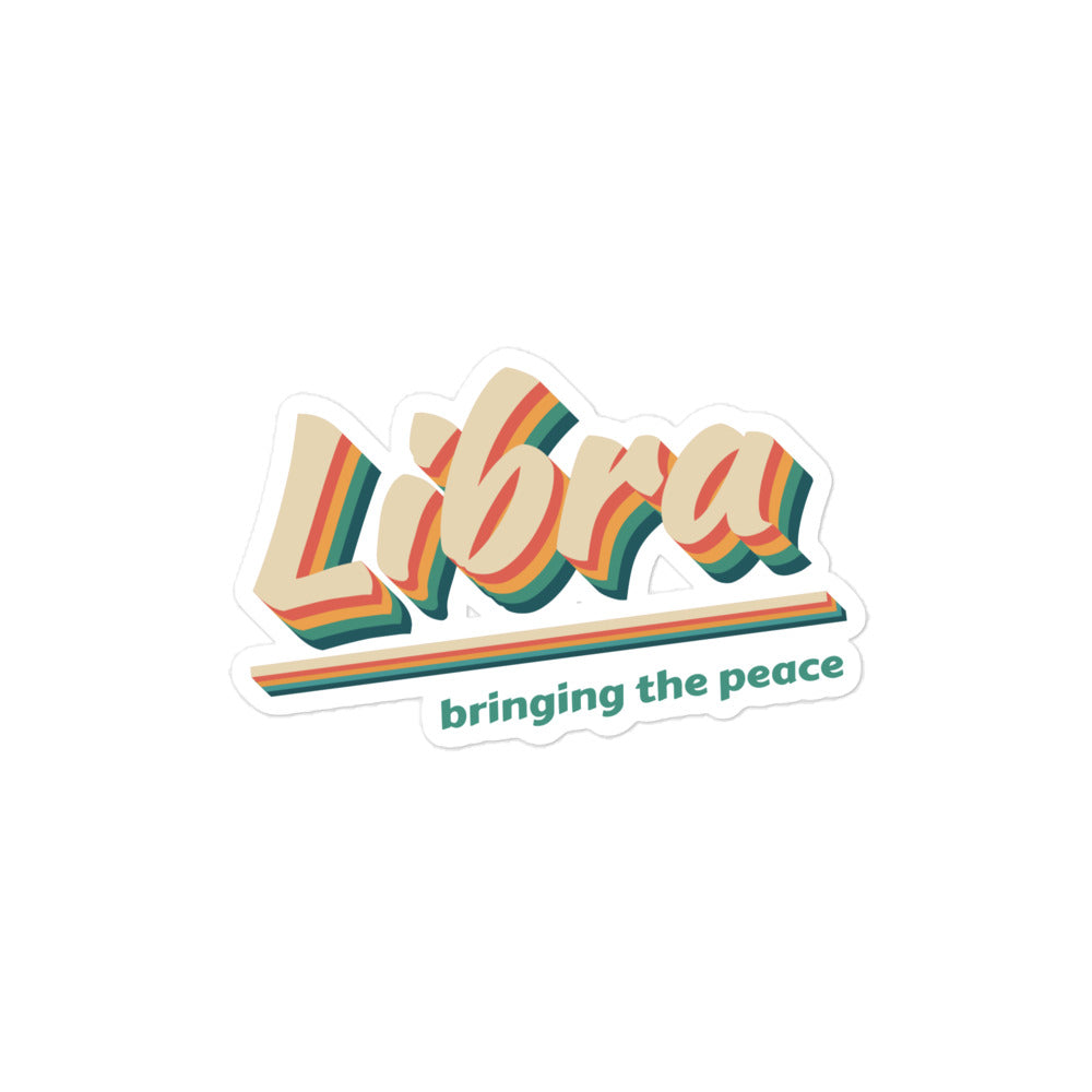 Libra - Bringing the Peace Sticker