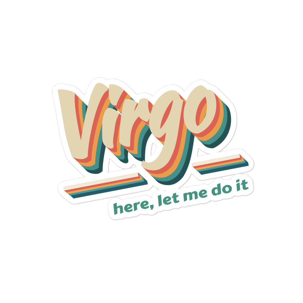 Virgo - Here Let Me Do It Sticker