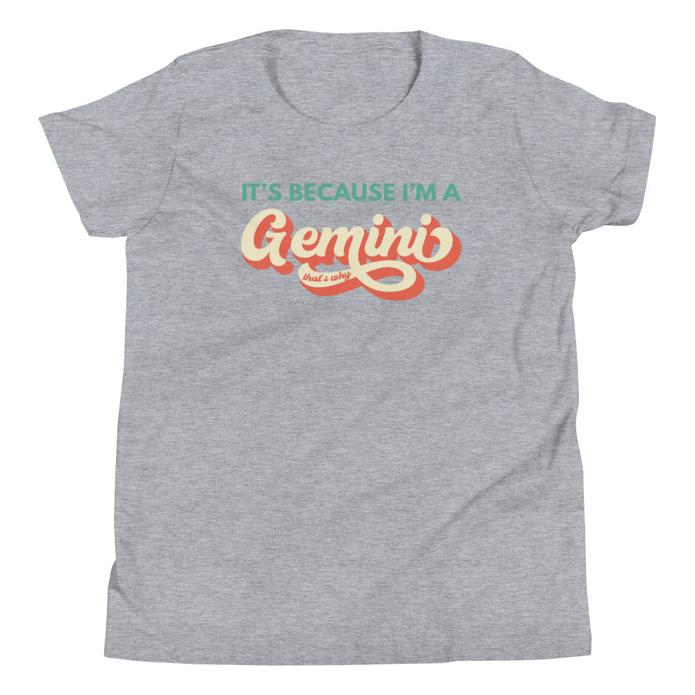 It's Because I'm a Gemini - Youth Tee